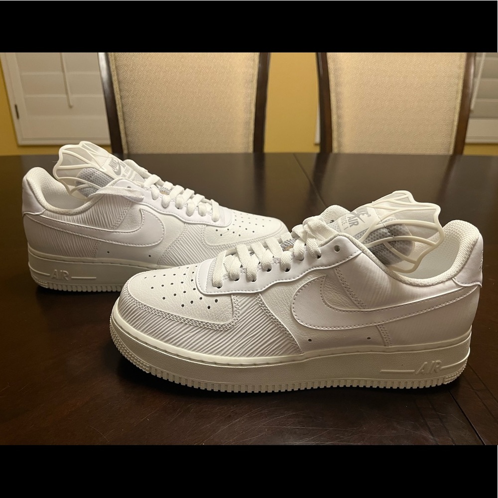New Nike Air Force 1 White Goddess Sneaker Shoes Size US 10.5 - Picture 9 of 12